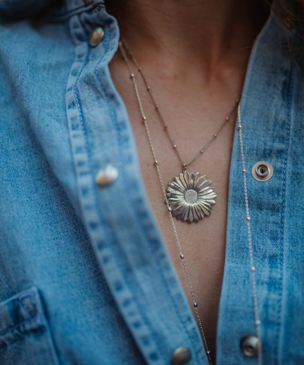 Collier Maïa Or Fleur Colliers Monsieur Simone