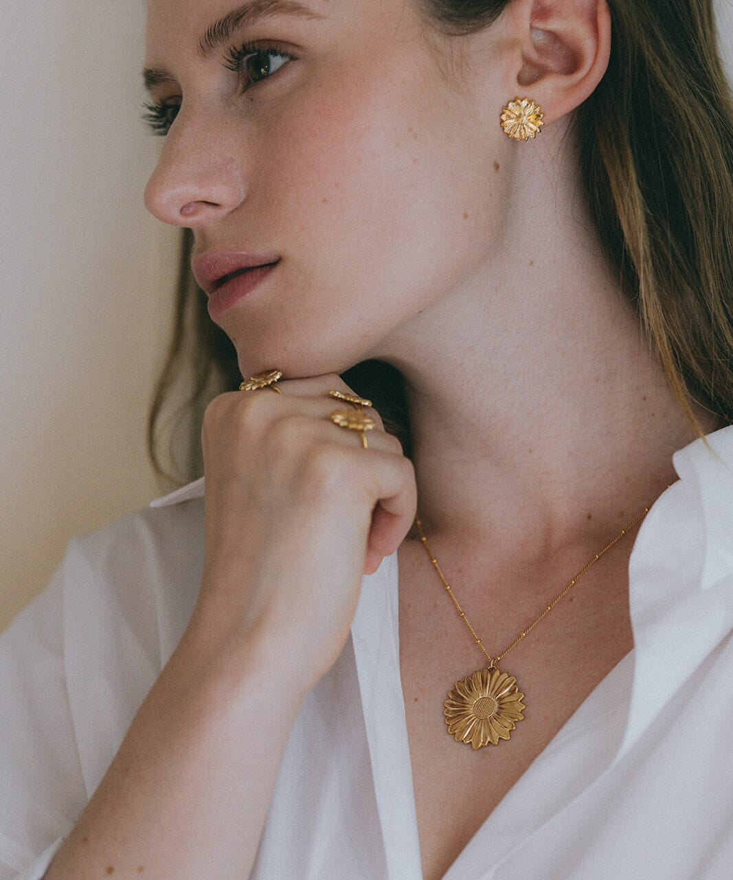 Collier Maïa Or Fleur Colliers Monsieur Simone
