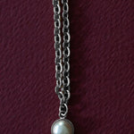 Collier Nélya Argent Perle Colliers Monsieur Simone