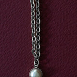 Collier Nélya Argent Perle Colliers Monsieur Simone