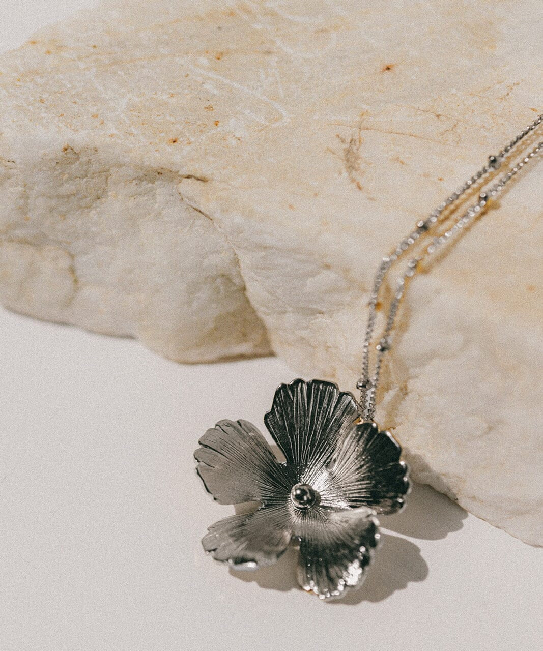 Collier Orphée Argent Fleur Colliers Monsieur Simone