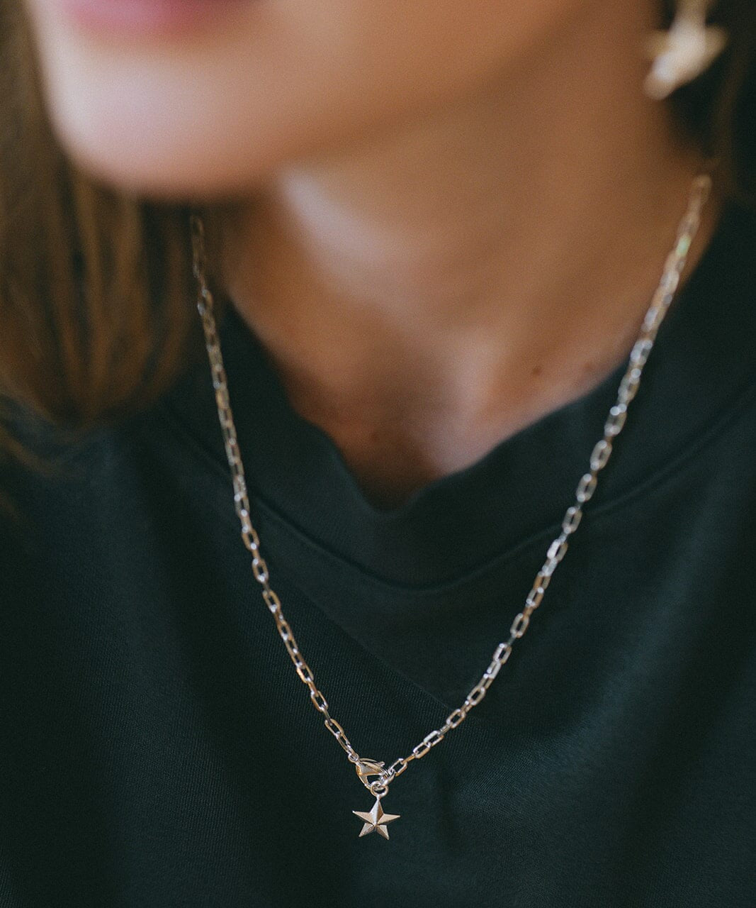 Collier Raoul Argent Étoile Colliers Monsieur Simone