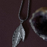 Collier Thalie Argent Feuilles Colliers Monsieur Simone