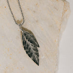 Collier Thalie Argent Feuilles Colliers Monsieur Simone
