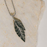 Collier Thalie Argent Feuilles Colliers Monsieur Simone