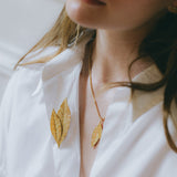 Collier Thalie Argent Feuilles Colliers Monsieur Simone