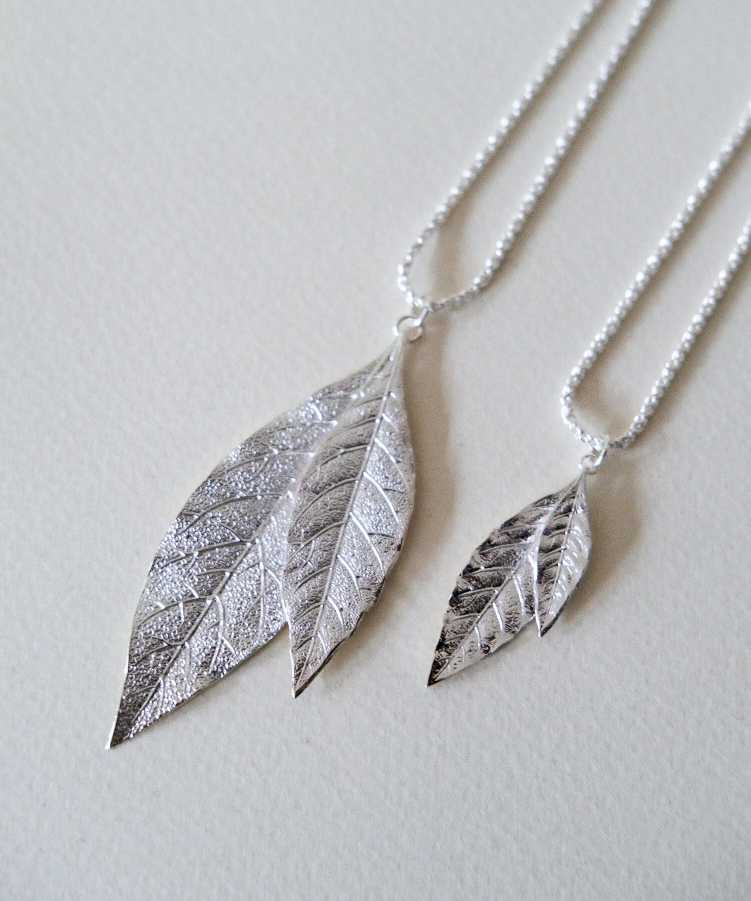 Collier Thalie Argent Feuilles Colliers Monsieur Simone