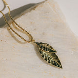 Collier Thalie Or Feuilles Colliers Monsieur Simone