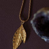 Collier Thalie Or Feuilles Colliers Monsieur Simone