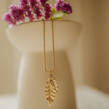 Collier Thalie Or Feuilles Colliers Monsieur Simone