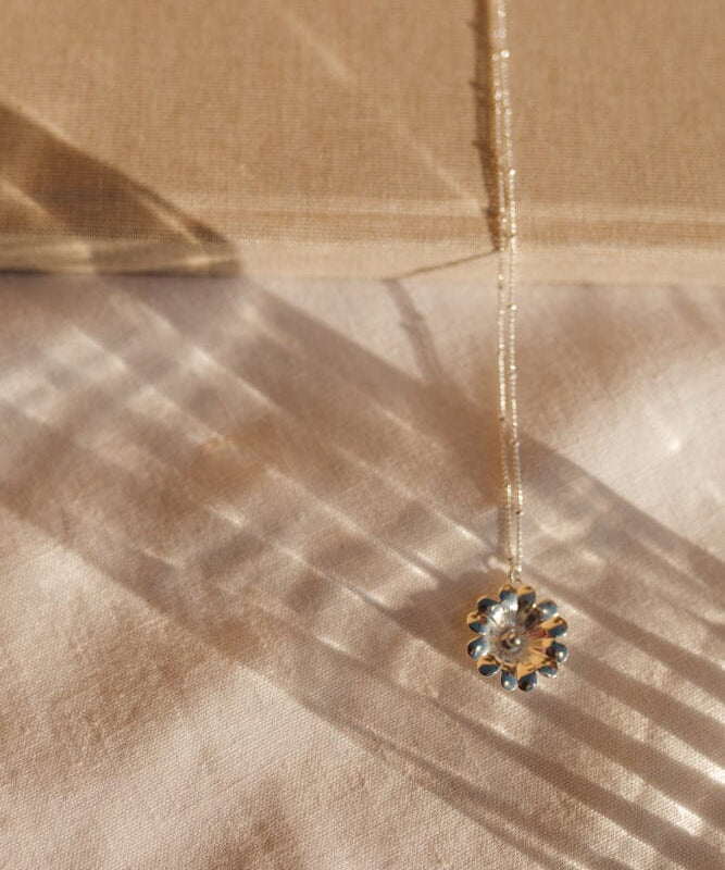 Collier Théia Argent Fleur Colliers Monsieur Simone