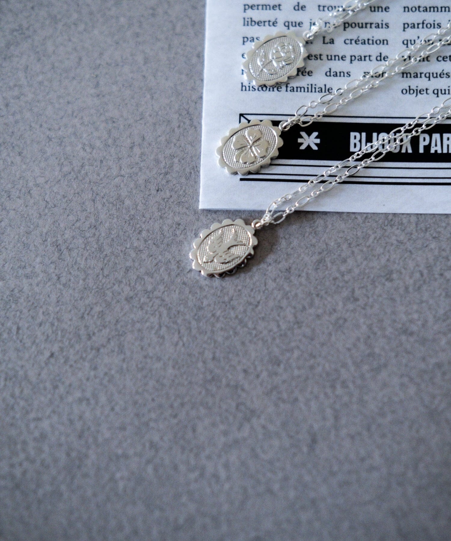 Collier Thémis Colombe Argent Colliers Monsieur Simone