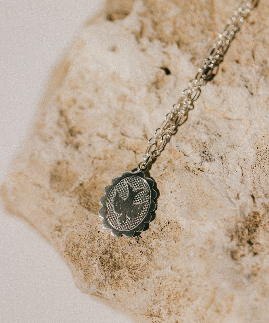 Collier Thémis Colombe Argent Colliers Monsieur Simone