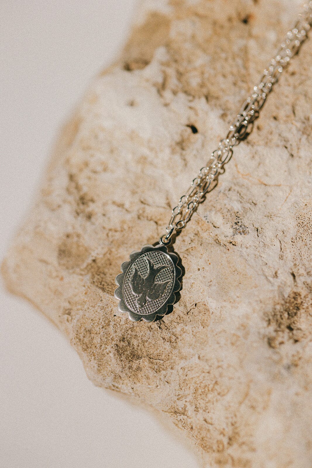 Collier Thémis Colombe Argent Colliers Monsieur Simone