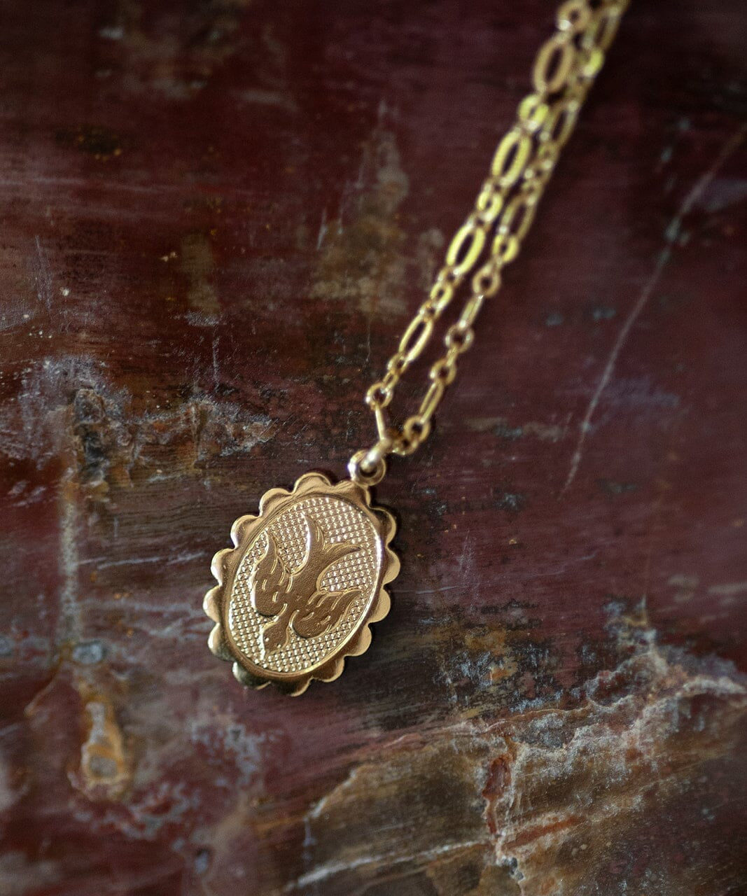 Collier Thémis Colombe Or Colliers Monsieur Simone