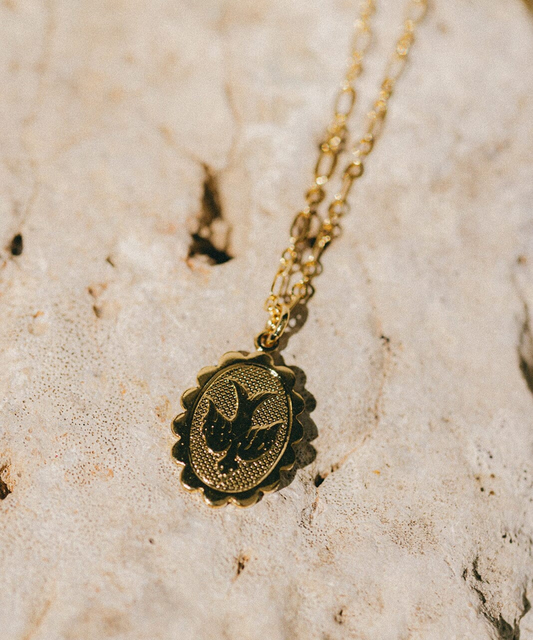 Collier Thémis Colombe Or Colliers Monsieur Simone