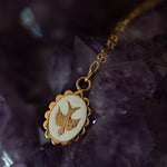 Collier Thémis Colombe Or Ivoire Colliers Monsieur Simone