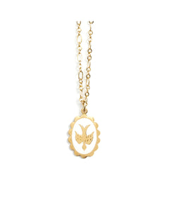 Collier Thémis Colombe Or Ivoire Colliers Monsieur Simone