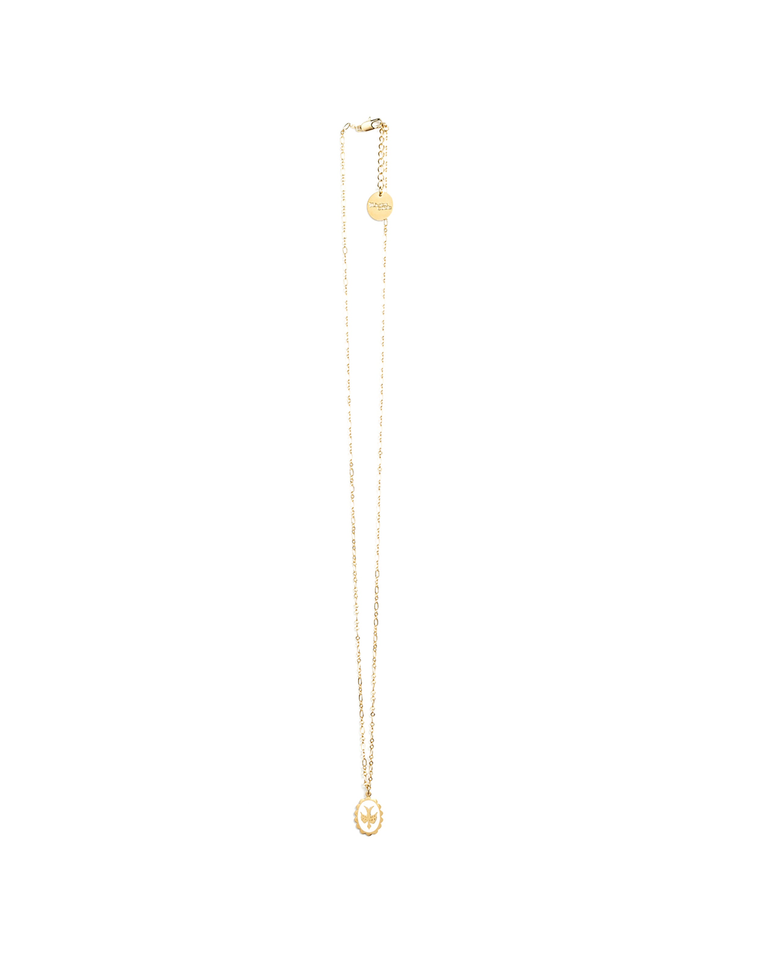 Collier Thémis Colombe Or Ivoire Colliers Monsieur Simone