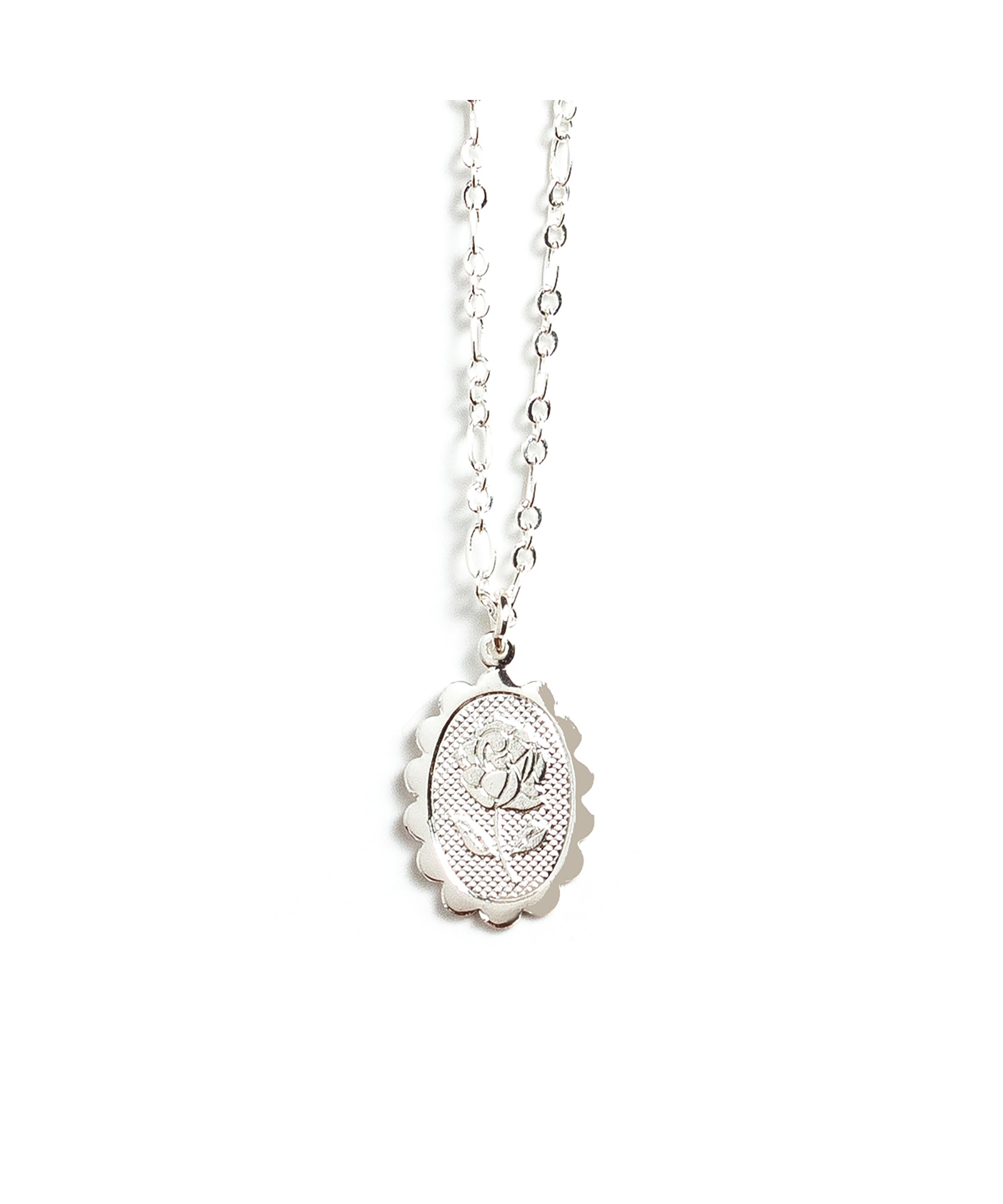 Collier Thémis Fleur Argent Colliers Monsieur Simone