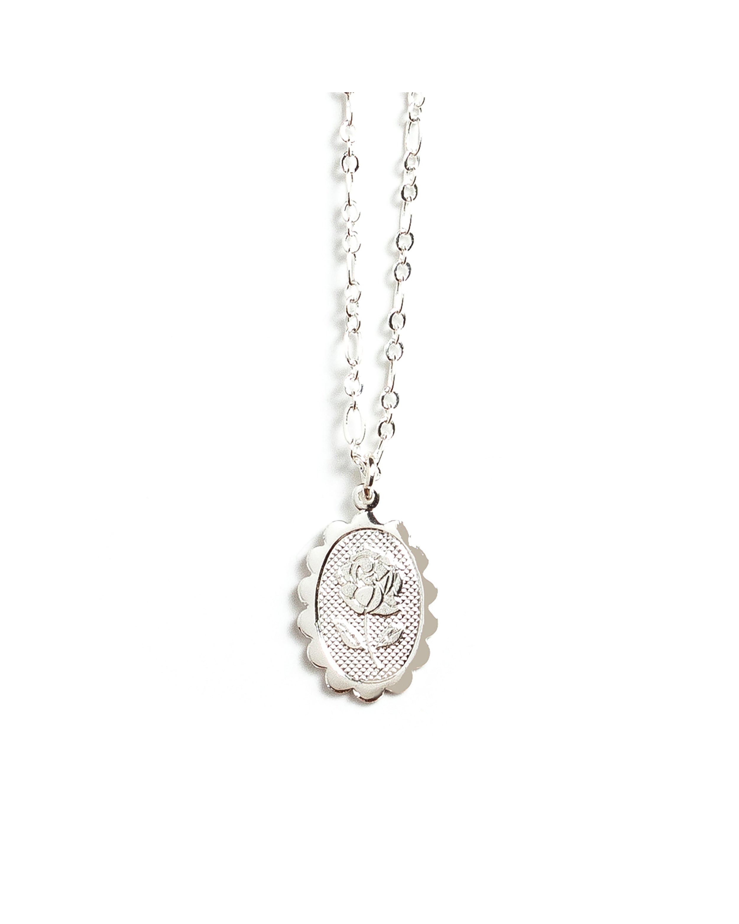 Collier Thémis Fleur Argent Colliers Monsieur Simone