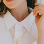 Collier Thémis Fleur Or Colliers Monsieur Simone