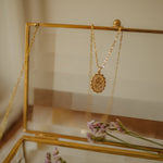 Collier Thémis Fleur Or Colliers Monsieur Simone