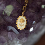Collier Thémis Fleur Or Ivoire Colliers Monsieur Simone