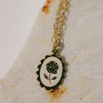 Collier Thémis Fleur Or Ivoire Colliers Monsieur Simone