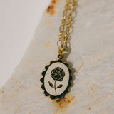 Collier Thémis Fleur Or Ivoire Colliers Monsieur Simone