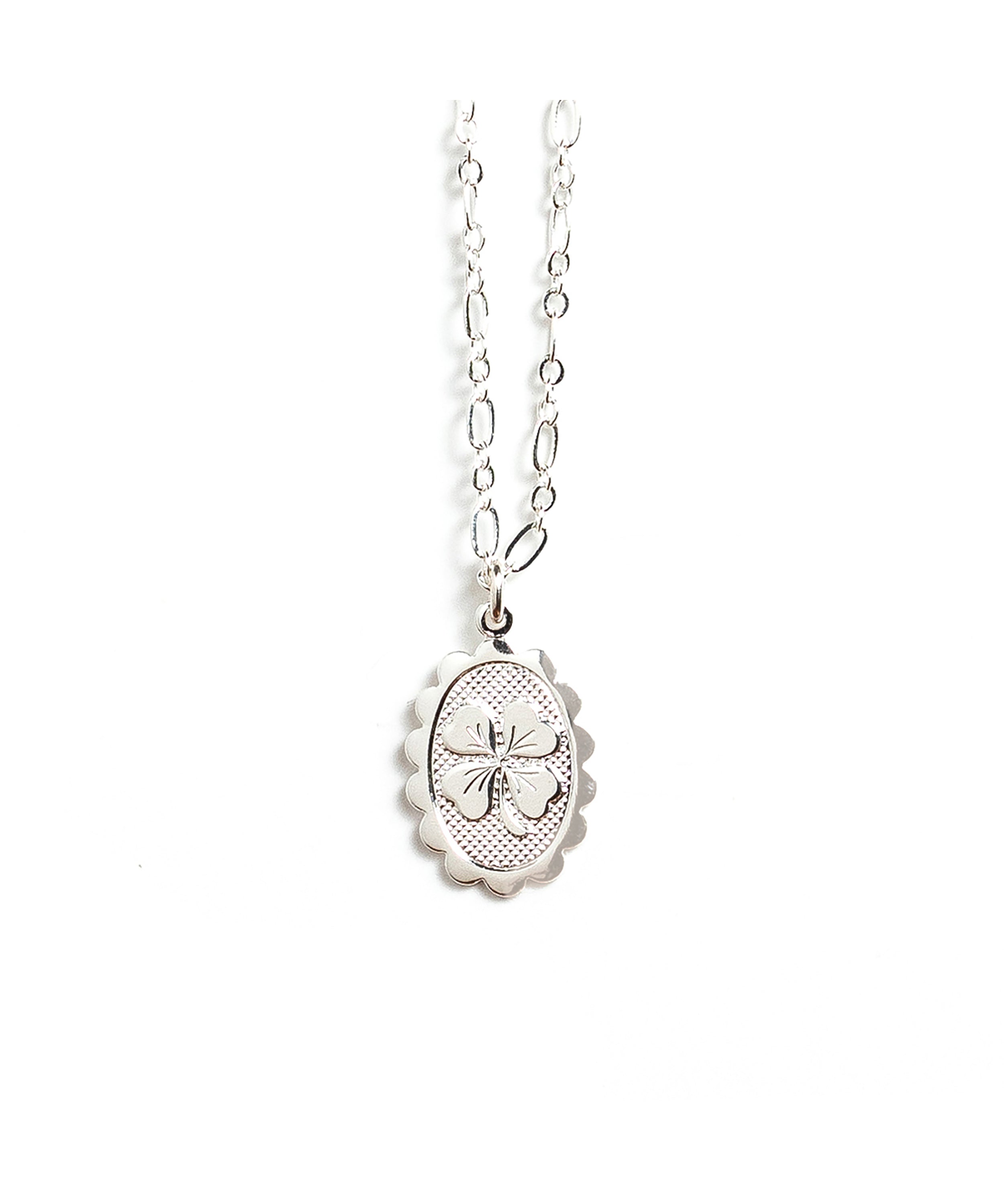 Collier Thémis Trèfle Argent Colliers Monsieur Simone