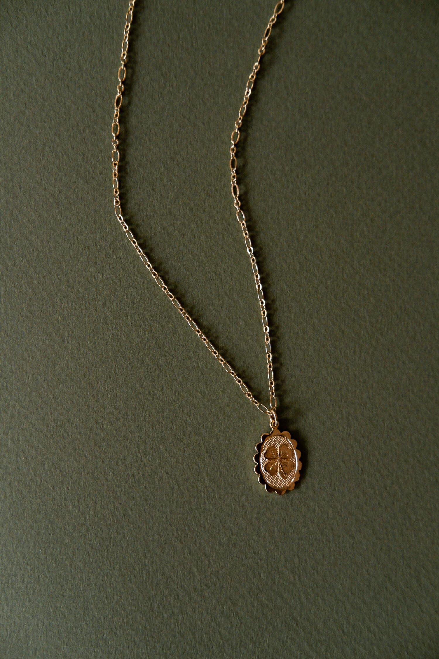 Collier Thémis Trèfle Or Colliers Monsieur Simone