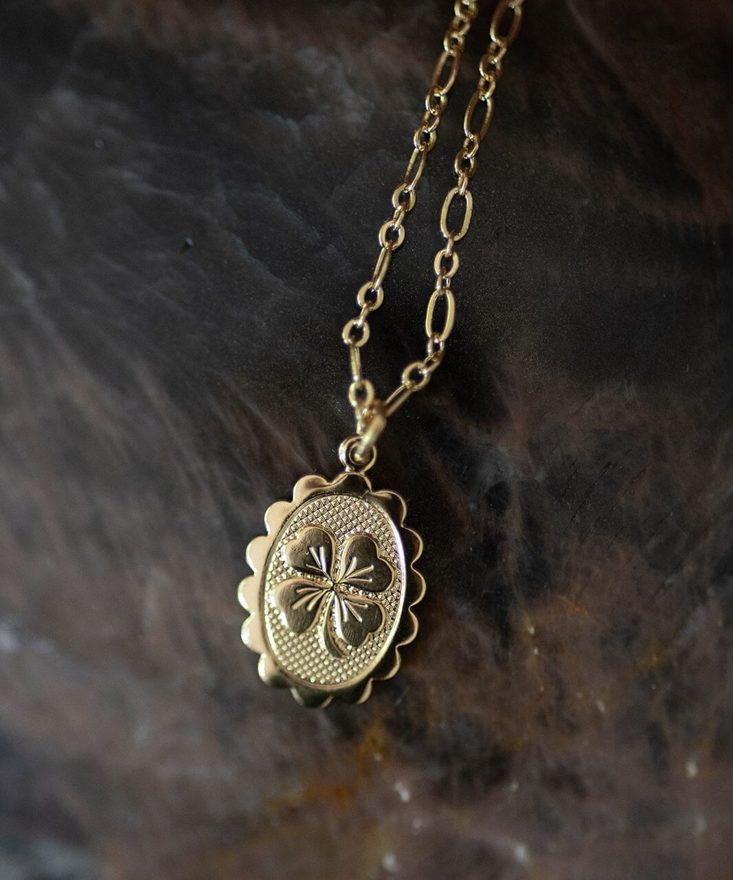 Collier Thémis Trèfle Or Colliers Monsieur Simone