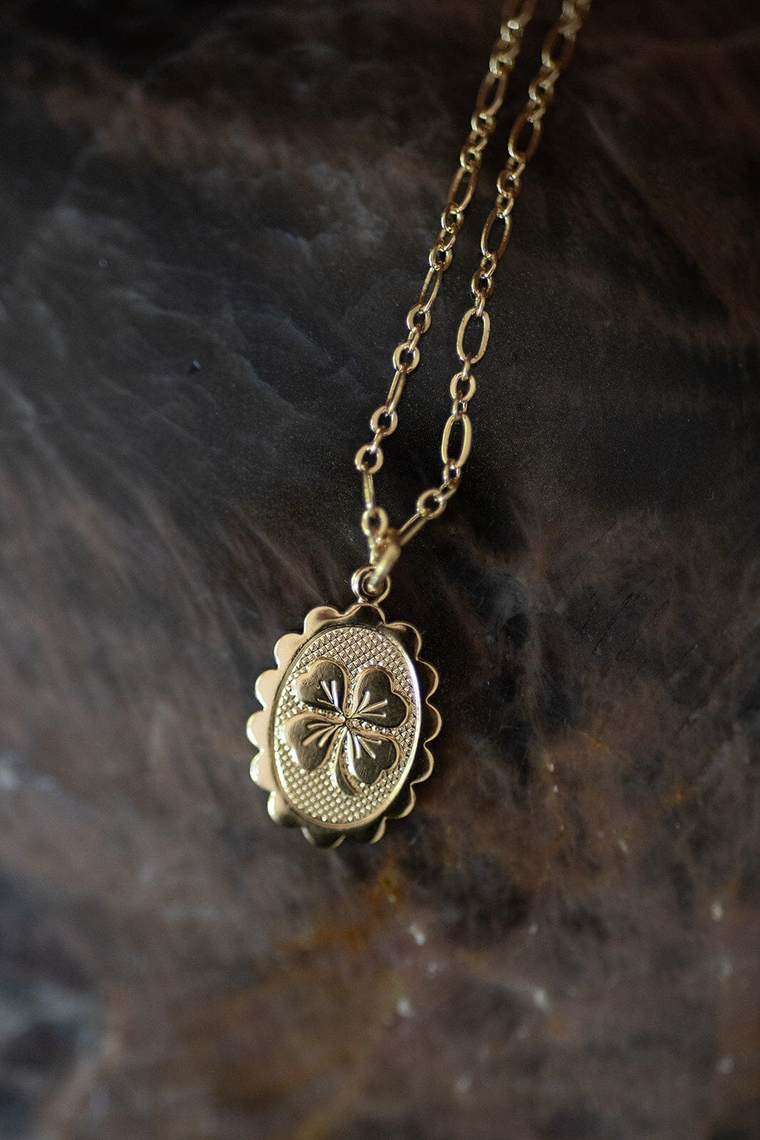 Collier Thémis Trèfle Or Colliers Monsieur Simone