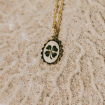 Collier Thémis Trèfle Or Ivoire Colliers Monsieur Simone