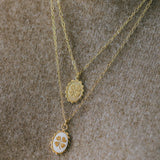 Collier Thémis Trèfle Or Ivoire Colliers Monsieur Simone