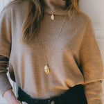 Collier Zéphyr Argent Feuille Colliers Monsieur Simone
