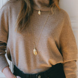 Collier Zéphyr Argent Feuille Colliers Monsieur Simone