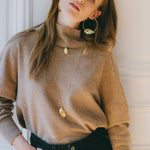Collier Zéphyr Argent Feuille Colliers Monsieur Simone