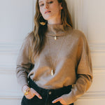 Collier Zéphyr Argent Feuille Colliers Monsieur Simone