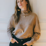 Collier Zéphyr Argent Feuille Colliers Monsieur Simone