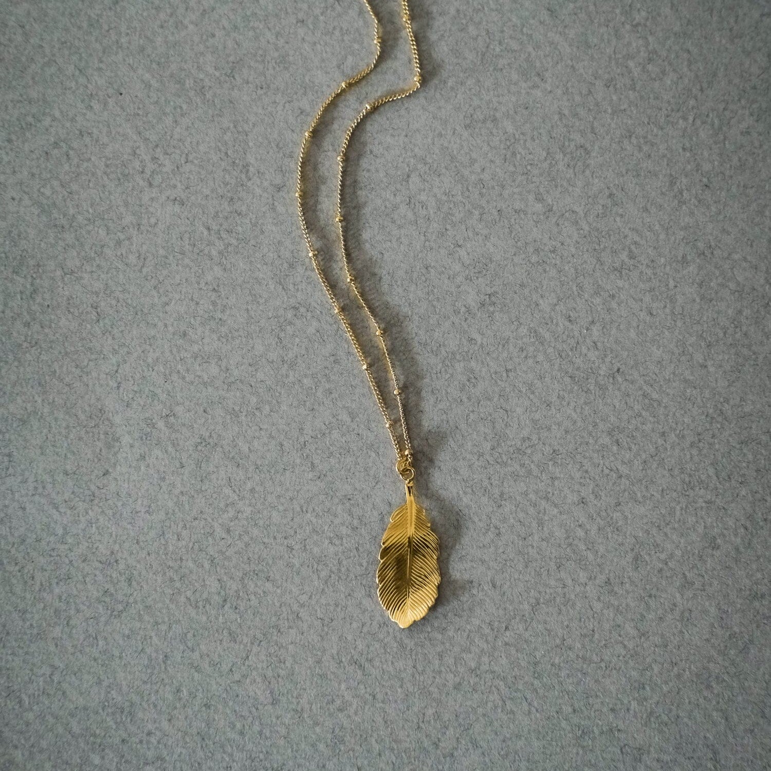 Collier Zéphyr Or Feuille Colliers Monsieur Simone