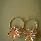 Créoles Chloris Or Fleurs Boucles d'Oreilles Monsieur Simone
