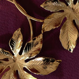 Créoles Chloris Or Fleurs Boucles d'Oreilles Monsieur Simone