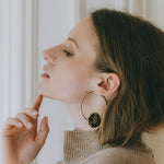 Créoles Maïa Argent Fleurs Boucles d'Oreilles Monsieur Simone