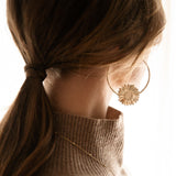 Créoles Maïa Or Fleurs Boucles d'Oreilles Monsieur Simone