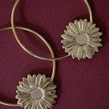 Créoles Maïa Or Fleurs Boucles d'Oreilles Monsieur Simone