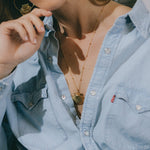 Créoles Nérée Or Coquillages Boucles d'Oreilles Monsieur Simone