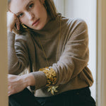 Manchette Chloris Argent Fleurs Bracelets Monsieur Simone