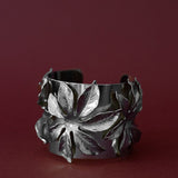 Manchette Chloris Argent Fleurs Bracelets Monsieur Simone